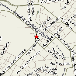 pianta topografica sede di Arezzo