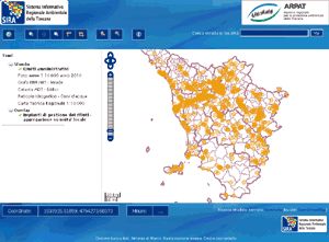 Mappa degli impianti di gestione dei rifiuti