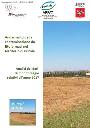Andamento della contaminazione da fitofarmaci nel territorio di Pistoia – anno 2017