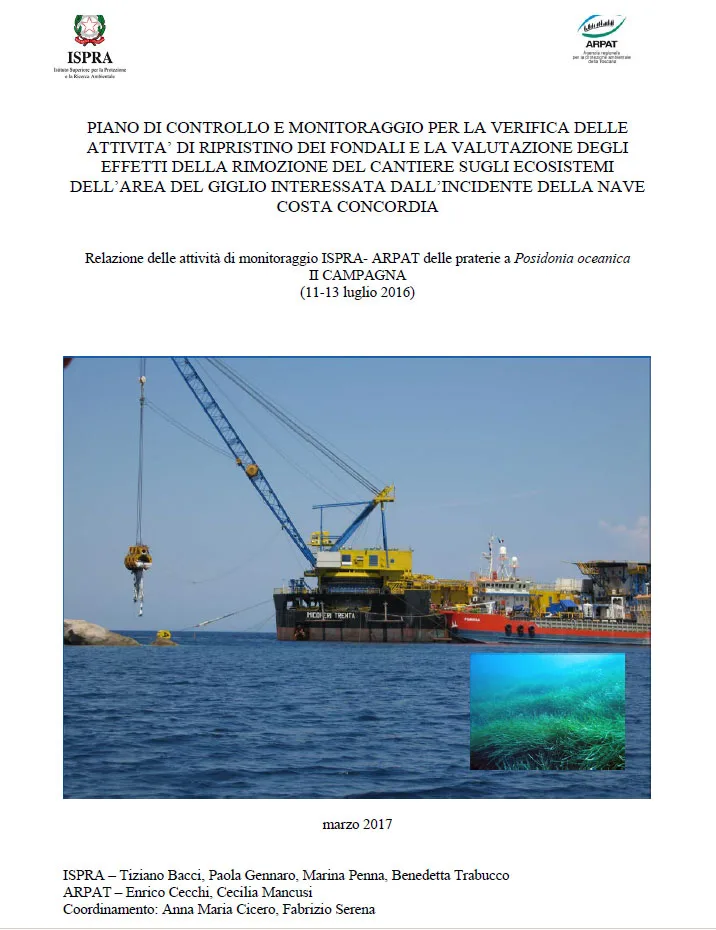 Attività di monitoraggio ISPRA – ARPAT delle praterie a Posidonia oceanica – II campagna