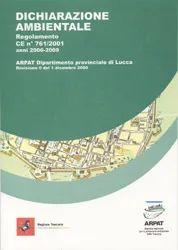 Dichiarazione ambientale del Dipartimento provinciale ARPAT di Lucca