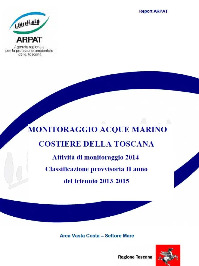 Monitoraggio acque marino costiere della Toscana – anno 2014