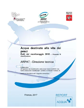 Acque destinate alla vita dei pesci – 2016