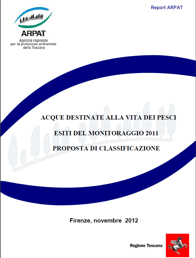 Acque destinate alla vita dei pesci – Esiti del monitoraggio 2011