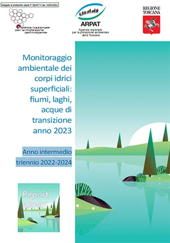 Monitoraggio ambientale dei corpi idrici superficiali: fiumi, laghi, acque di transizione – anno 2023