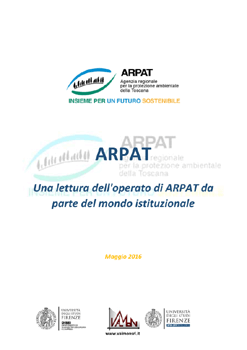 Una lettura dell’operato di ARPAT da parte del mondo istituzionale