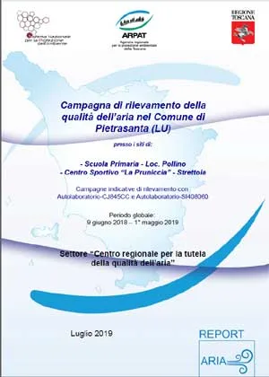 Comune di Pietrasanta (LU) – Campagna di rilevamento della qualità dell’aria con mezzo mobile anni 2018 – 2019