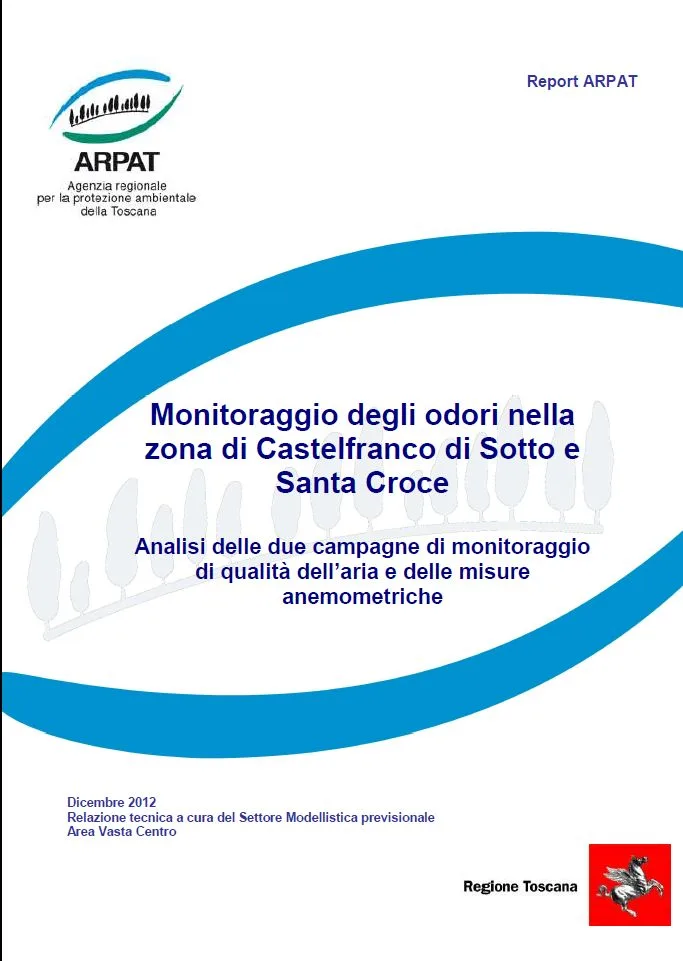 Monitoraggio degli odori nella zona di Castelfranco di Sotto e Santa Croce