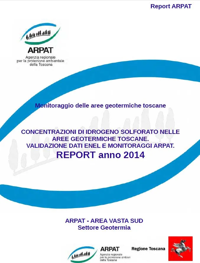 Concentrazione H2S nelle aree geotermiche: validazione dati ENEL 2014