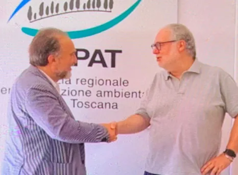 Incontro tra don Andrea Bigalli e Pietro Rubellini, Direttore generale ARPAT