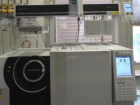 gascromatografo con rivelatore a selezione di massa con ionizzazione chimica negativa (NCI)