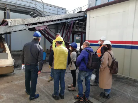 Tecnici Università di Pisa e ARPAT durante il sopralluogo