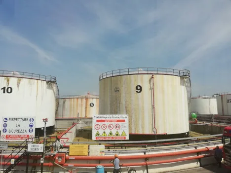 prova funzionalità impianto antincendio serbatoi 9 e 10