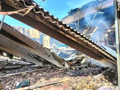 Incendio cartiera Essity di Porcari – Lucca