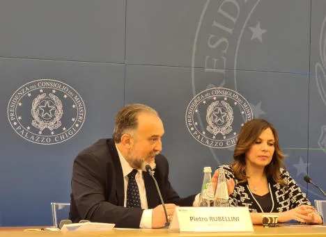 Pietro Rubellini alla presentazione del Rapporto Ambiente 2023