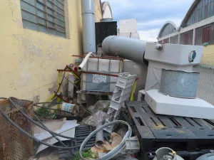 canalizzazione che convoglia le emissioni in atmosfera