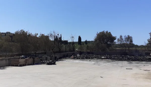 Incendio in località Vignale a Piombino (LI)