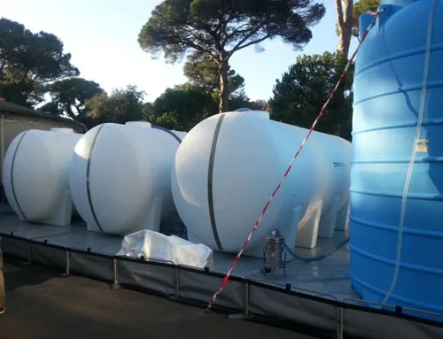 Deposito acque trattate presso CISAM