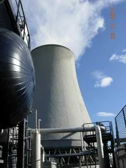 emissioni gassose in uscita dalla torre di raffreddamento